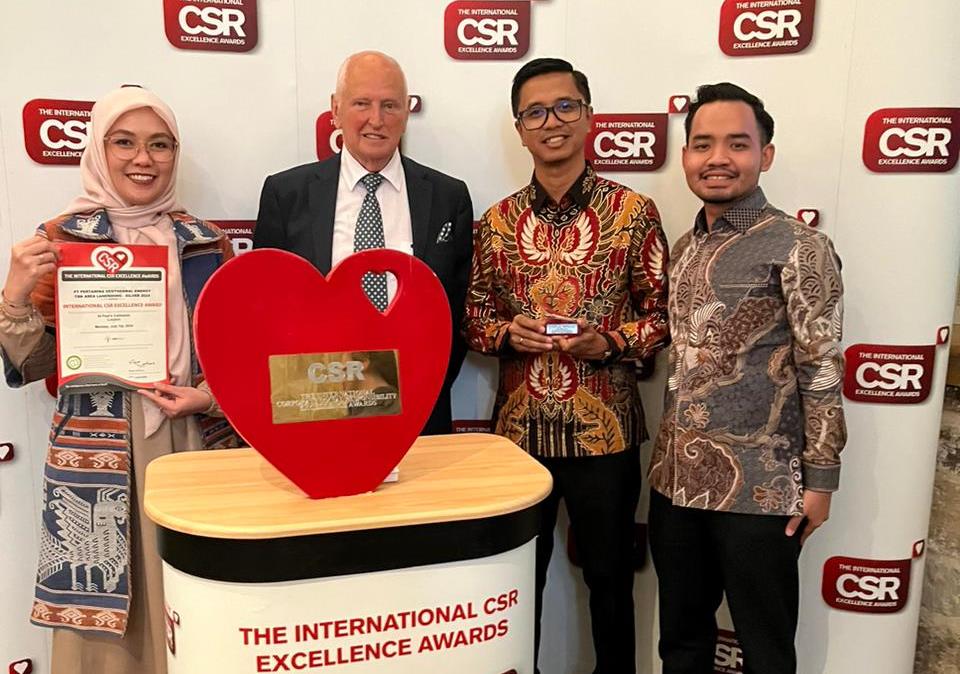 PGE Area Lahendong, Sulawesi Utara raih penghargaan silver pada kategori waste management di London, Inggris.