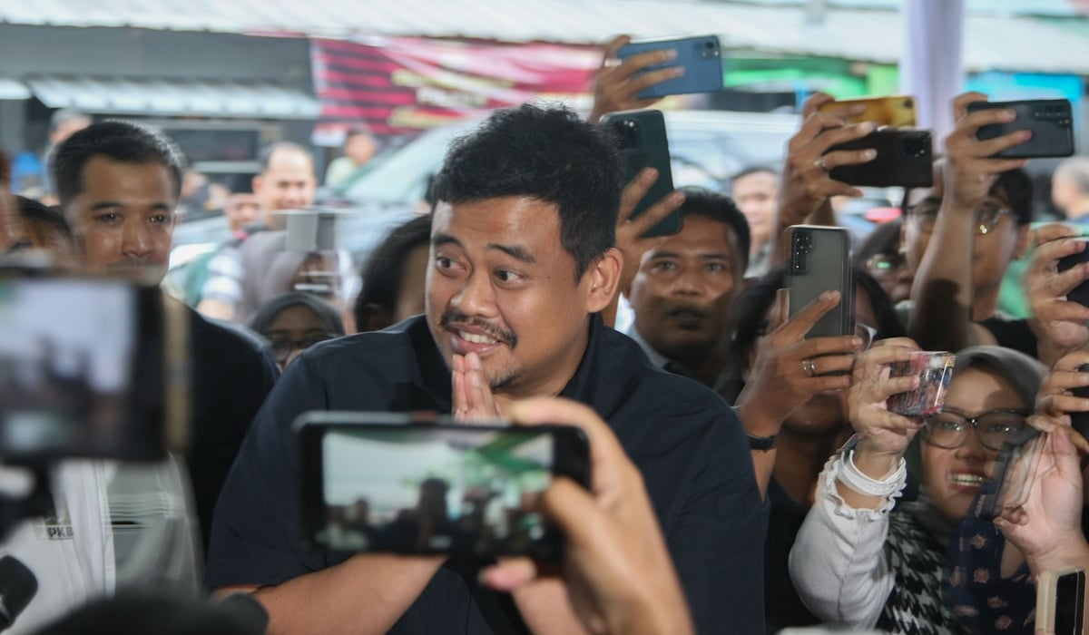Wali Kota Medan Bobby Nasution saat tiba di Kantor DPP PKB, Jakarta, 