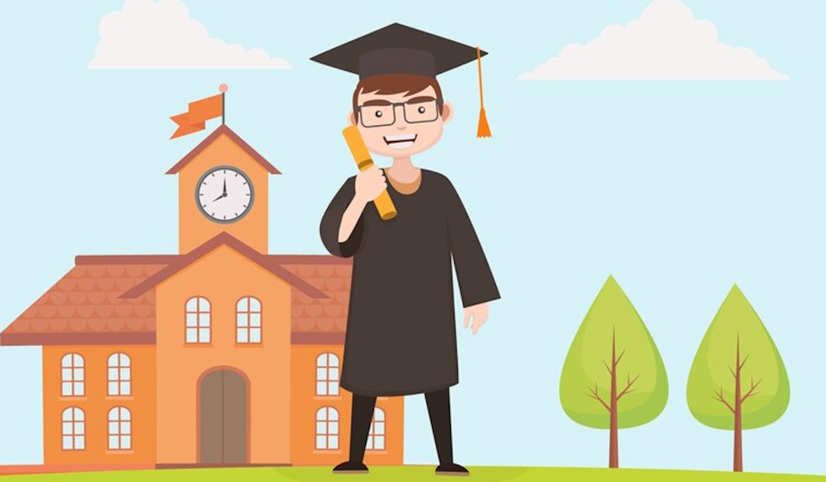 Ilustrasi dosen perguruan tinggi