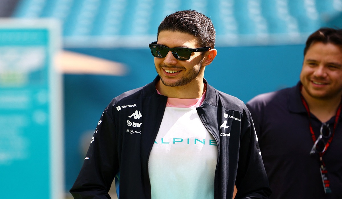 Pembalap Alpine Esteban Ocon