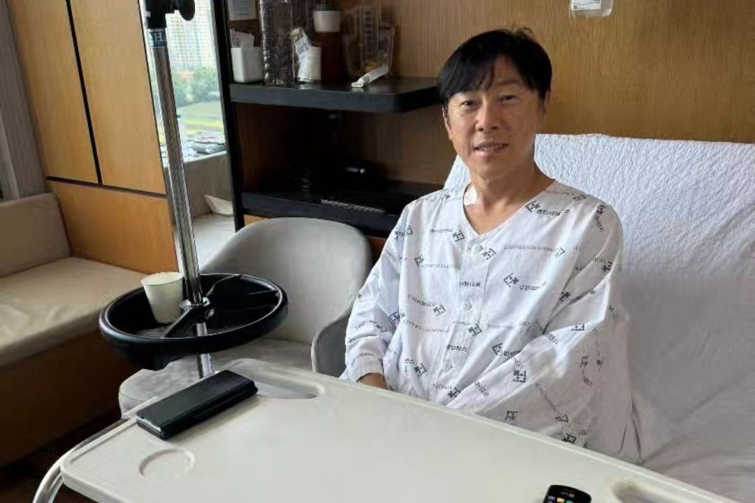 Shin Tae Yong menjalani pemulihan di rumah sakit.