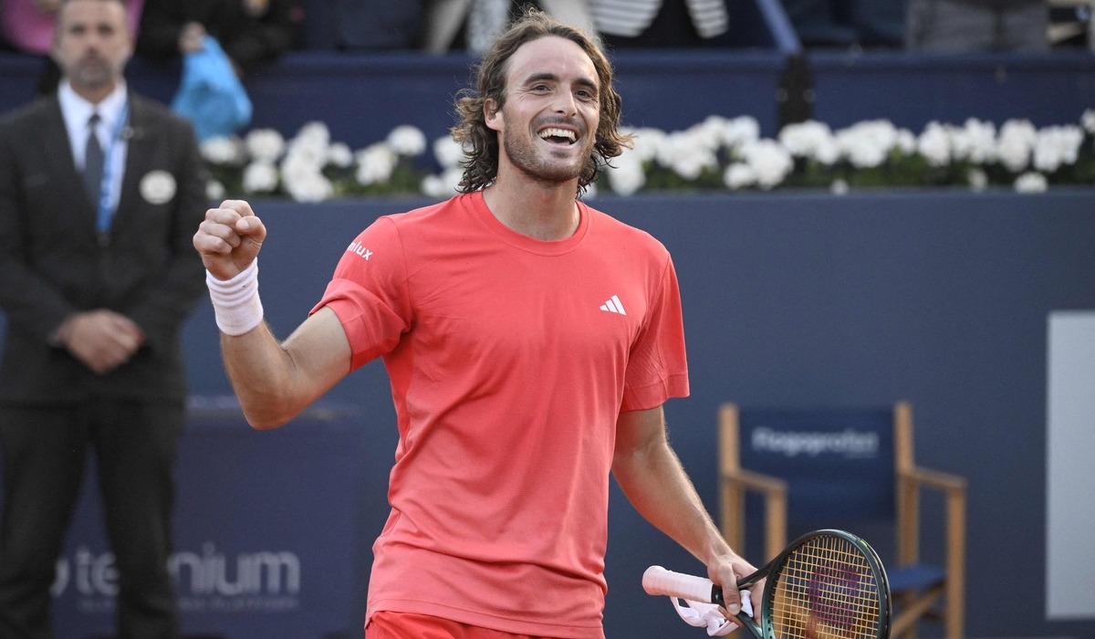 PETENIS Yunani Stefanos Tsitsipas.