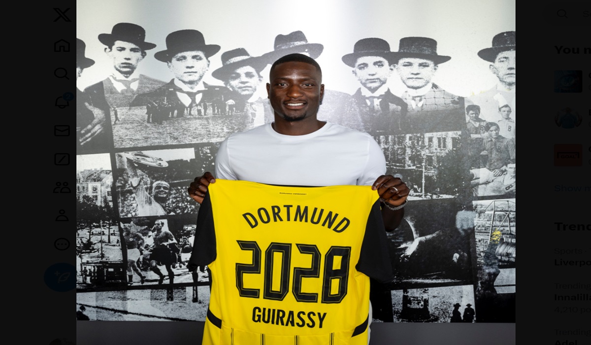 Pemain anyar Borussia Dortmund Serhou Guirassy