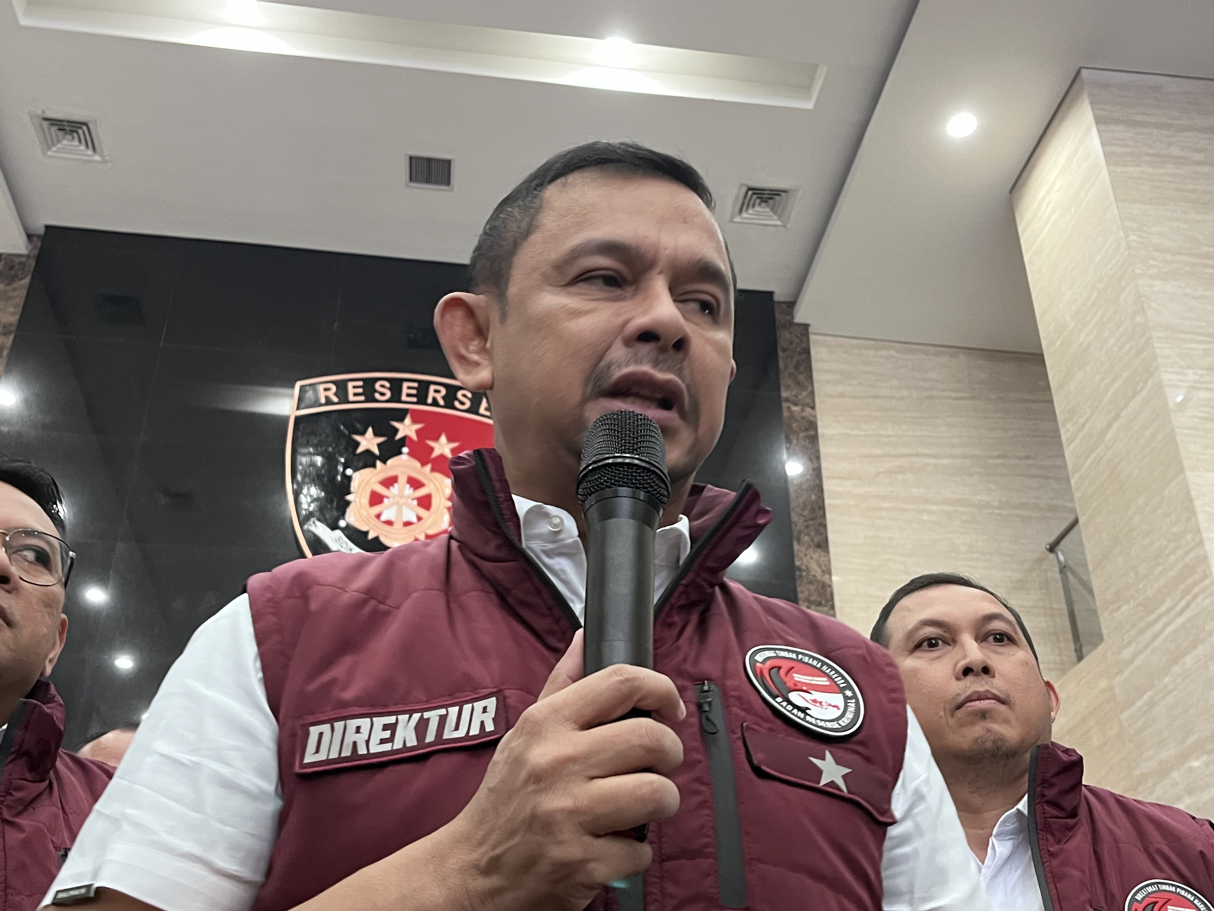 Direktur Tindak Pidana Narkoba (Dirtipidnarkoba) Bareskrim Polri Brigjen Mukti Juharsa