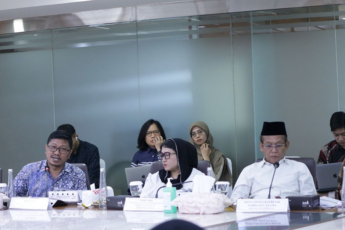  LPT PBNU diskusi bersama Kemendikbudristek membahas rencana revisi Permendikbudristek tentang Pencegahan dan Penanganan Kekerasan Seksual.