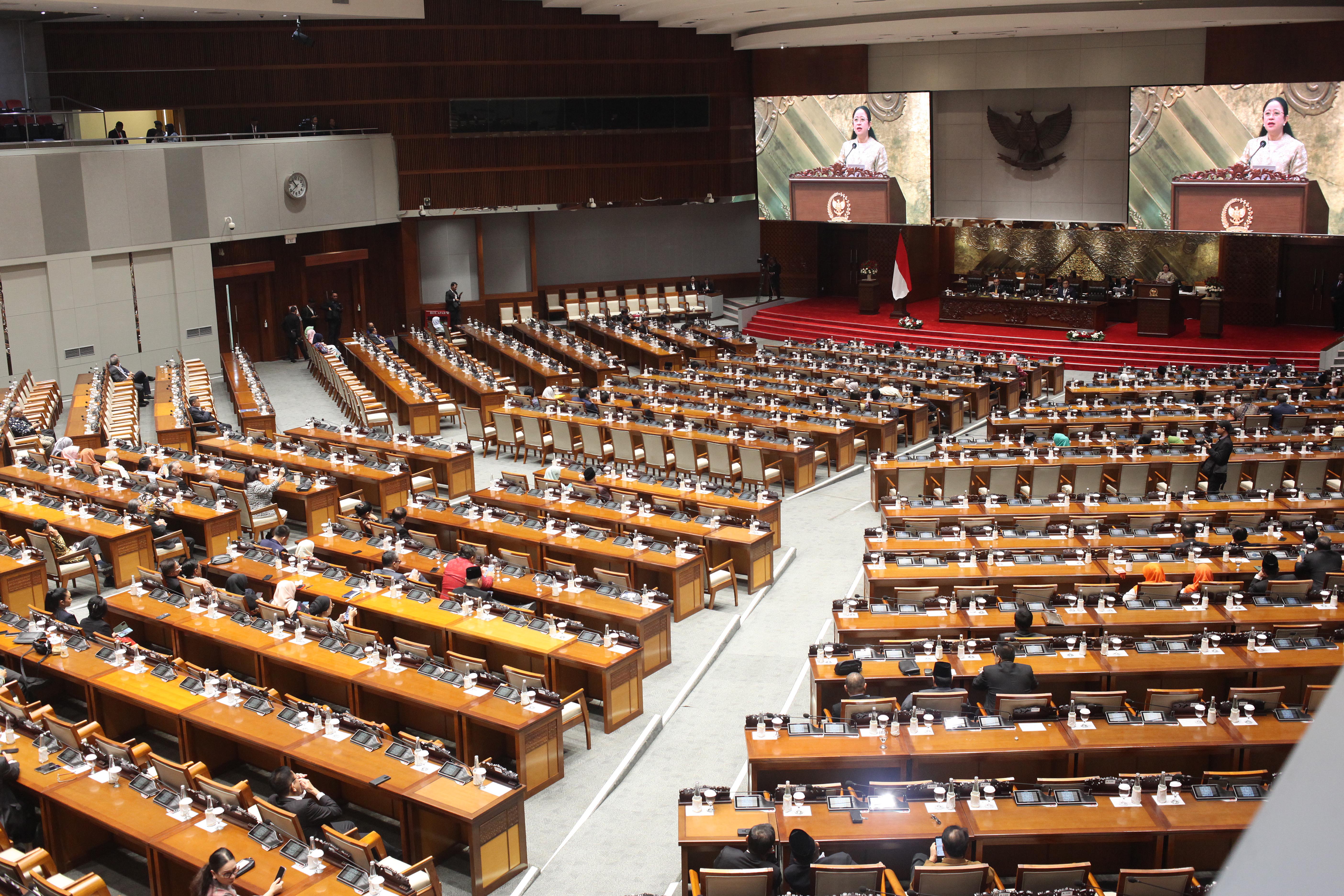Suasana Rapat Paripurna DPR