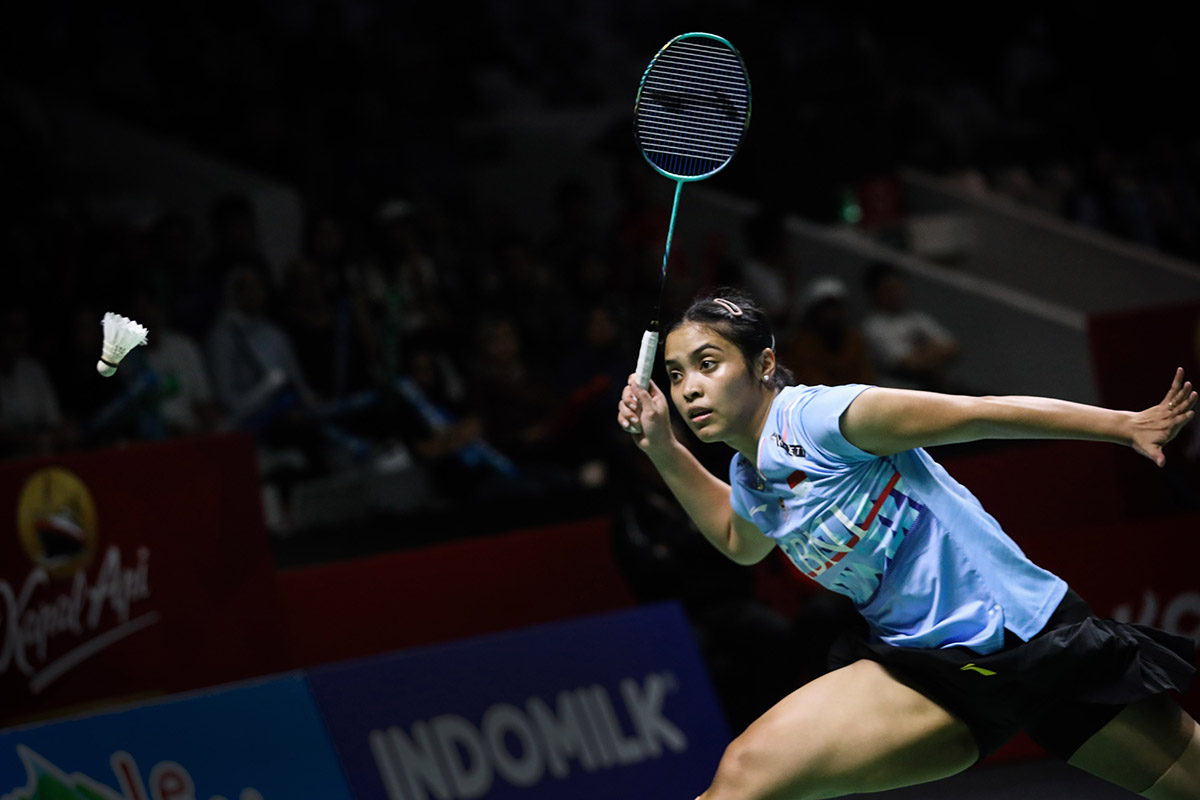 Pebulu tangkis tunggal putri Indonesia Gregoria Mariska Tunjung.