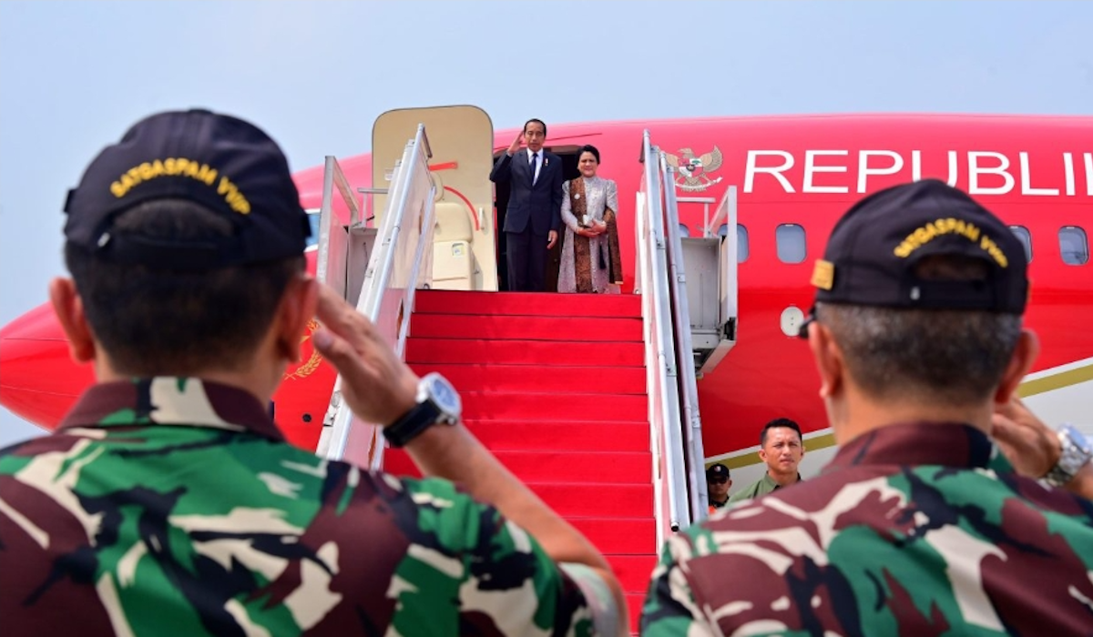 Presiden Joko Widodo didampingi Ibu Iriana Joko Widodo melakukan kunjungan kerja ke Provinsi Kalimantan Timur