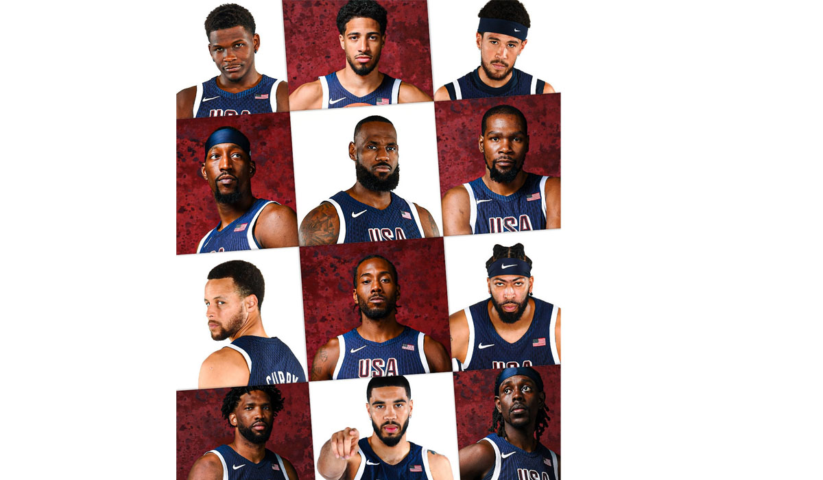 Sebanyak 15 atlet terpilih bergabung dengan USA Basketball Men’s Select Team 2024, yang akan melatih bersama Tim Nasional Basket Pria AS