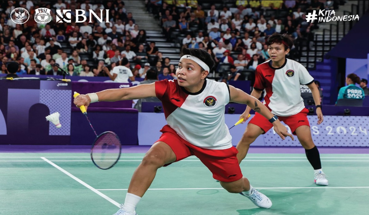 Ganda putri bulu tangkis Indonesia Apriyani Rahayu/Siti Fadia Ramadhanti