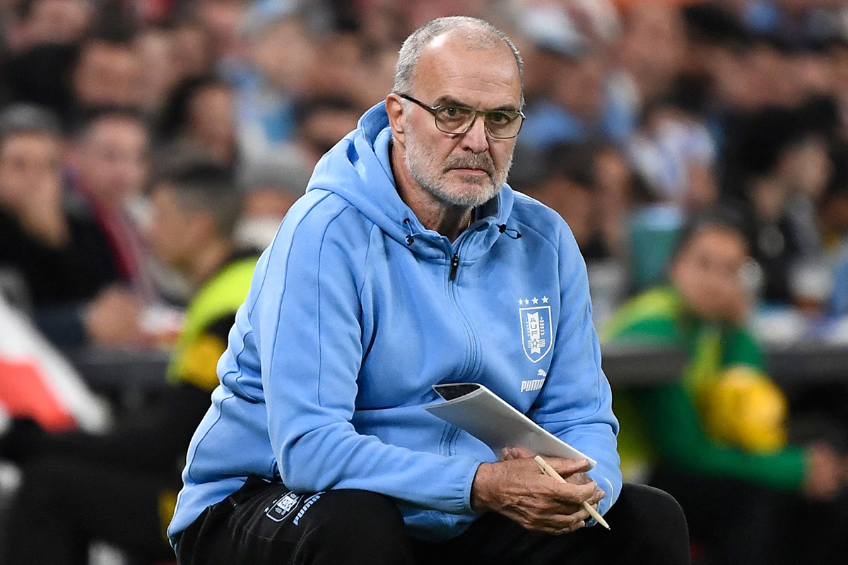 Pelatih timnas Uruguay Marcelo Bielsa.