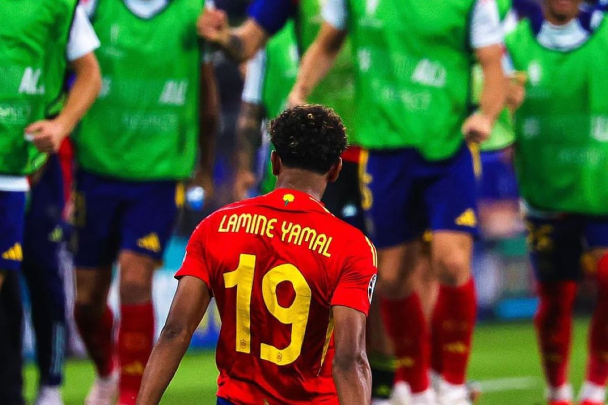 Penyerang muda Timnas Spanyol Lamine Yamal