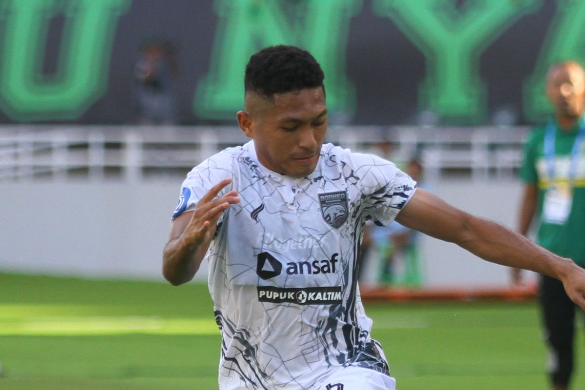 Pemain Borneo FC Fajar Fathurrahman