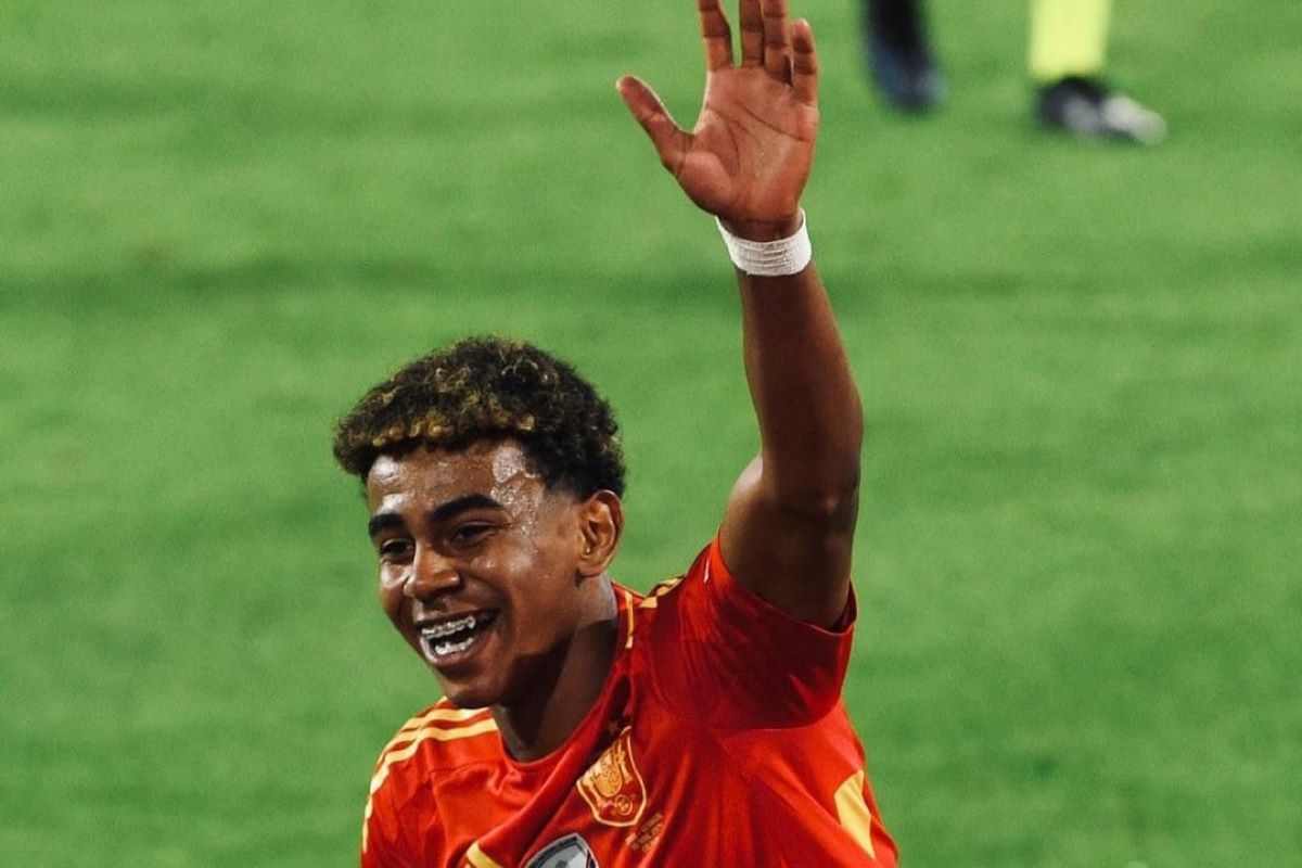 Penyerang muda Timnas Spanyol Lamine Yamal