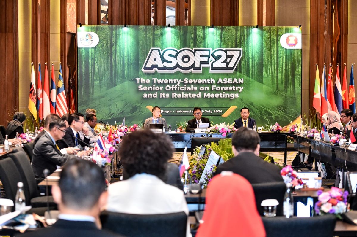Forum ASEAN Senior Officials on Forestry (ASOF) ke-27 dihelat di Pullman Hotel, Puncak, Bogor, Jawa Barat.