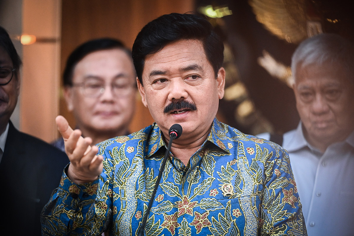 Menteri Koordinator Bidang Politik, Hukum, dan Keamanan Hadi Tjahjanto.