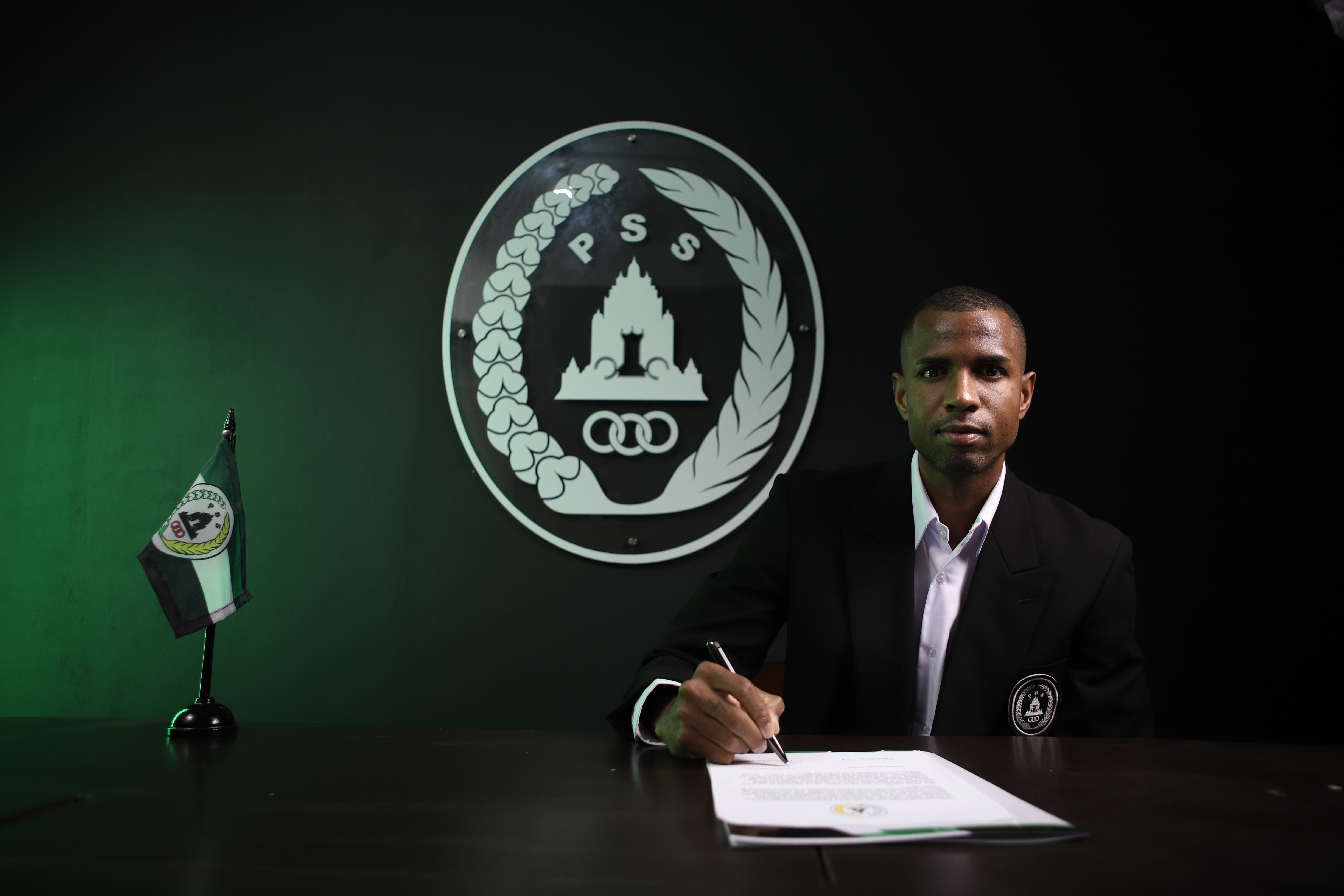 Pemain baru PSS Sleman Nicolao Cardoso. 