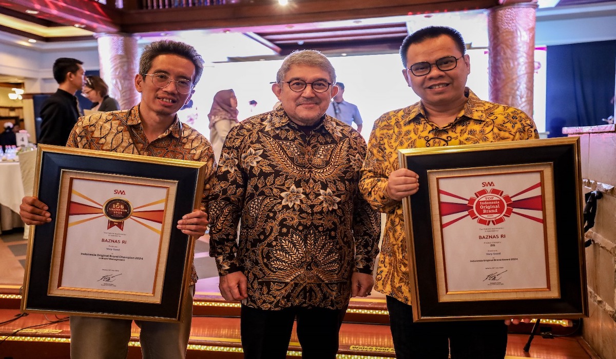 Baznas RI Raih Penghargaan Brand Management dan Original Brand