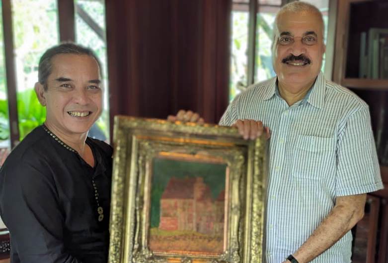 Made Bagus Kertha Negara dengan H E Mohammed bin Khalifa bin Ahmed Al Khalifa, Menteri Minyak Bahrain.