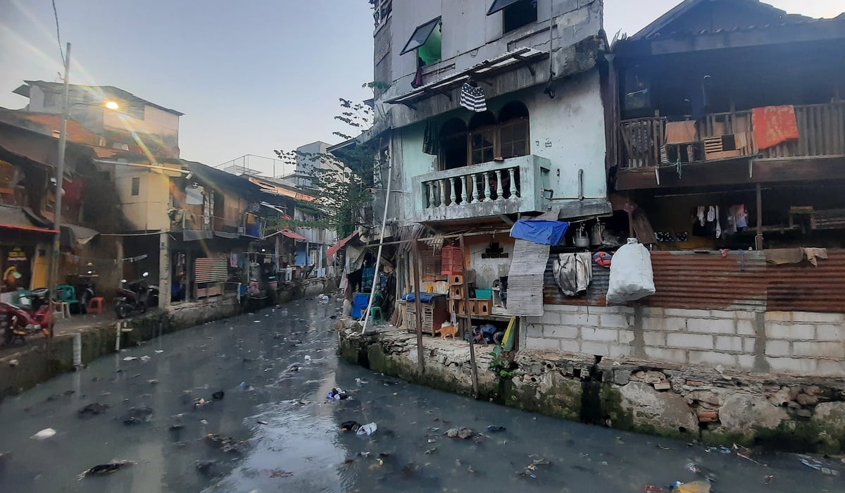 Ilustrasi, kawasan permukiman warga miskin.