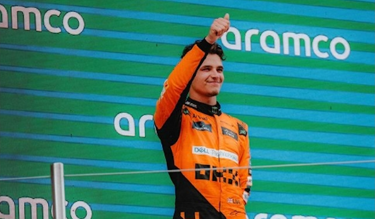 Pembalap McLaren Lando Norris