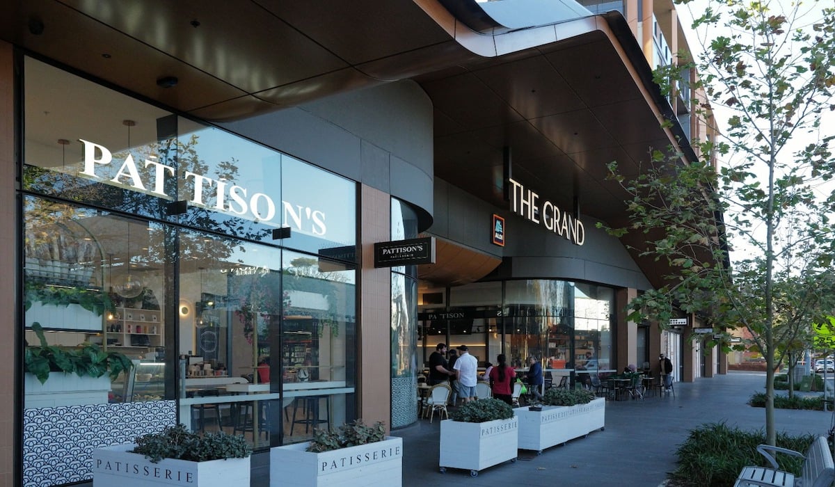 Ilustrasi pusat perbelanjaan The Grand di wilayah Timur Sydney