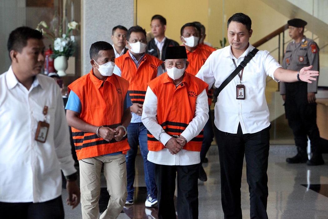 Gubernur nonaktif Maluku Utara Abdul Gani Kasuba. 