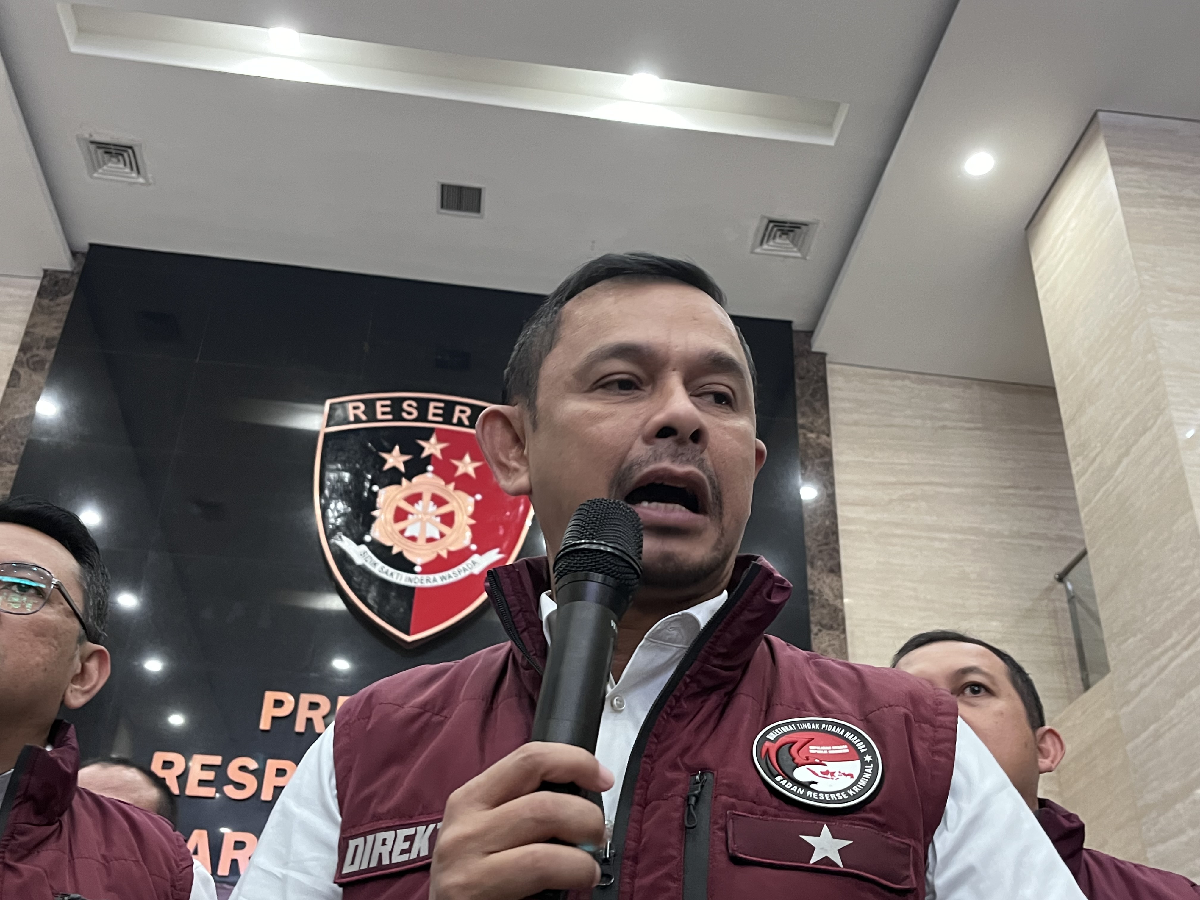 Drektur Tindak Pidana Narkoba Bareskrim Polri Brigjen Mukti Juharsa