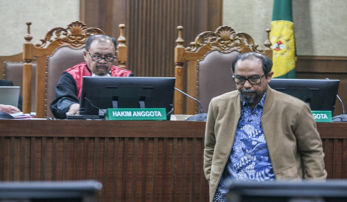 Terdakwa Hakim Agung nonaktif Gazalba Saleh