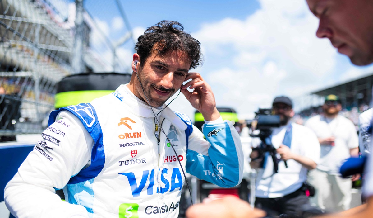 Pembalap tim RB Daniel Ricciardo