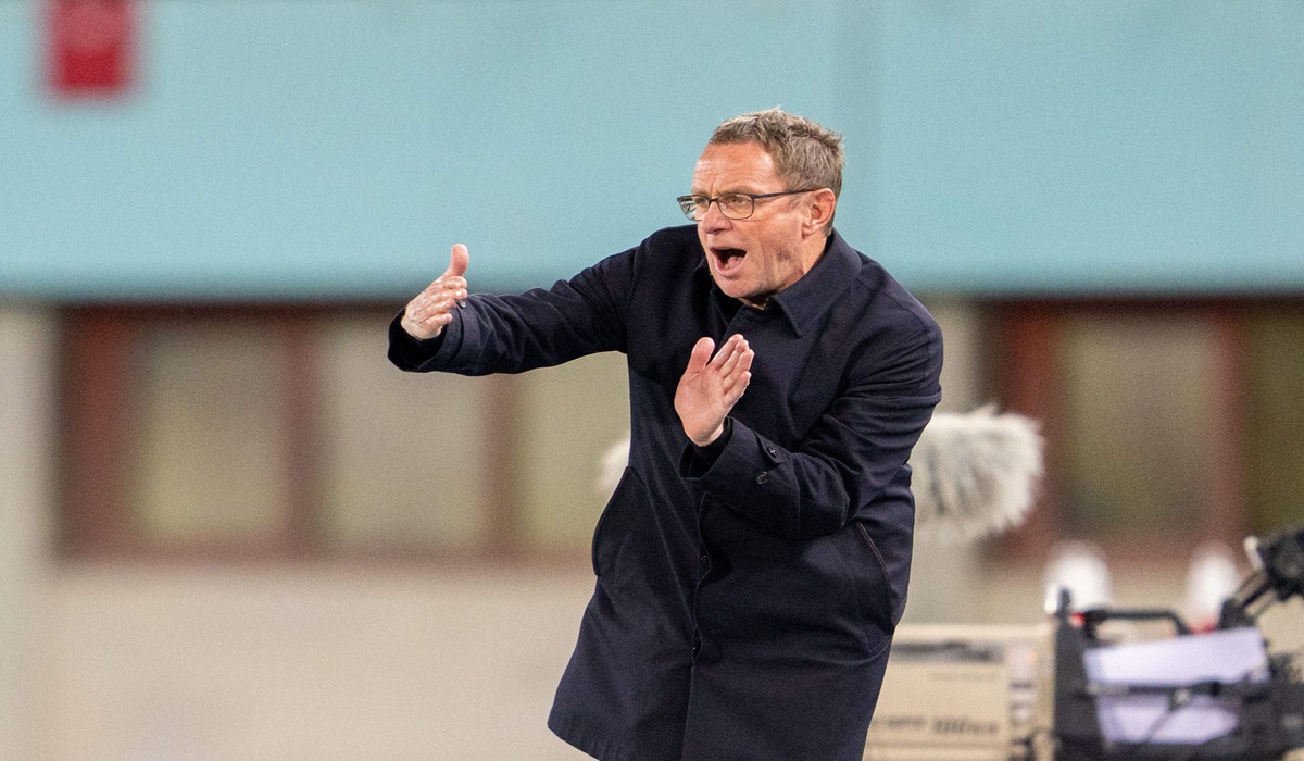 Pelatih timnas Austria Ralf Rangnick