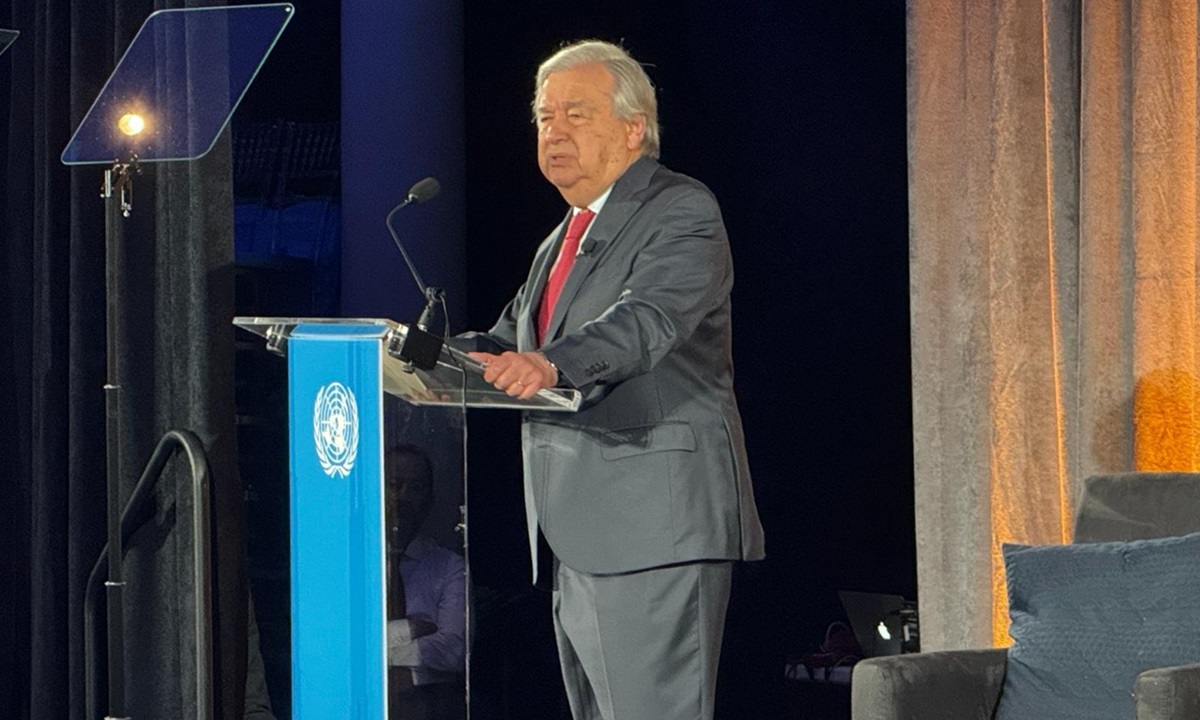 Antonio Guterres, Sekretaris Jenderal PBB, mendesak negara-negara bertindak menanggapi dampak panas ekstrem yang dipicu perubahan iklim