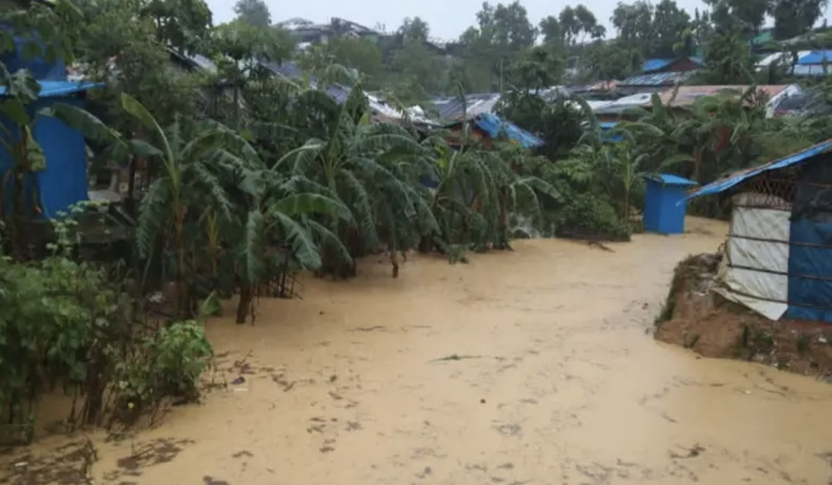 Ilustrasi banjir di Bangladesh yang menewaskan 8 orang warga