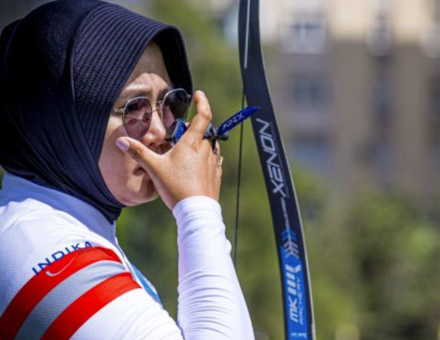 Atlet panah Indonesia Syifa Nurafifah
