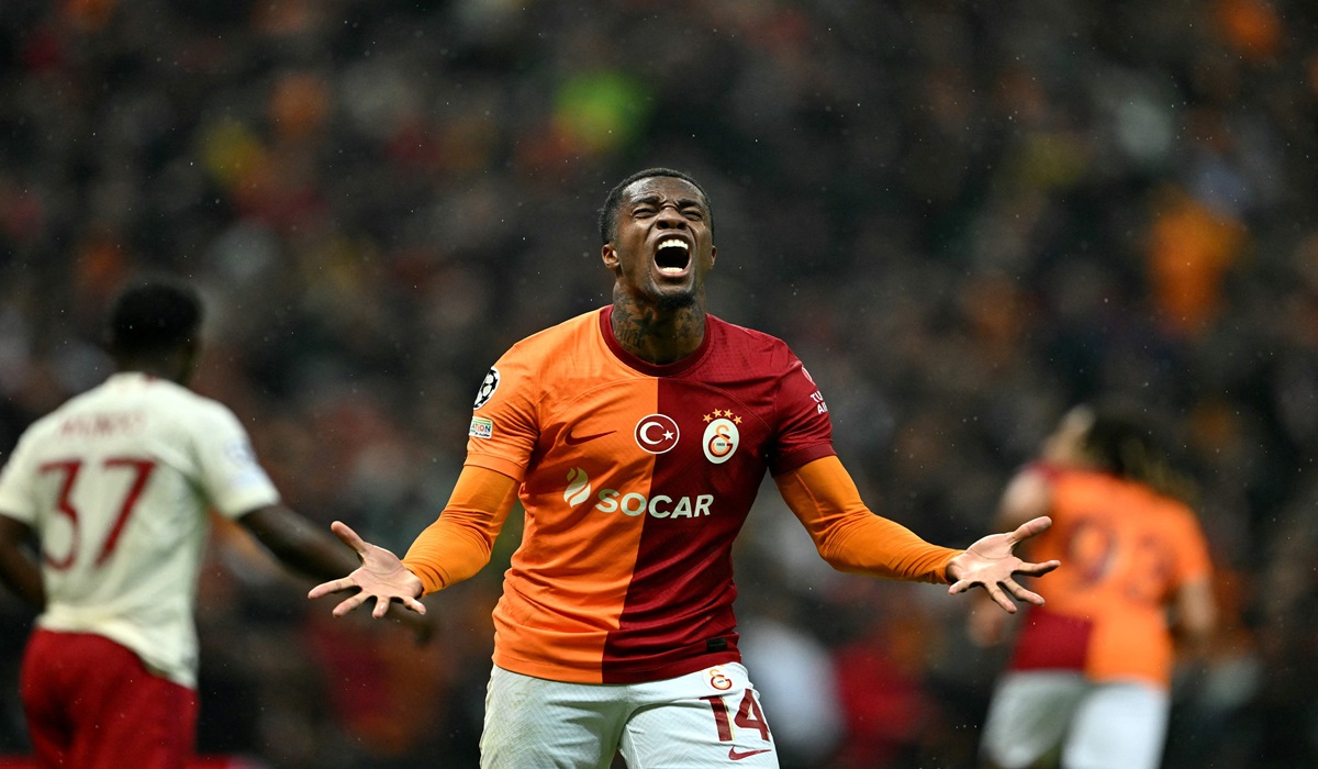 Penyerang Galatasaray Wilfried Zaha
