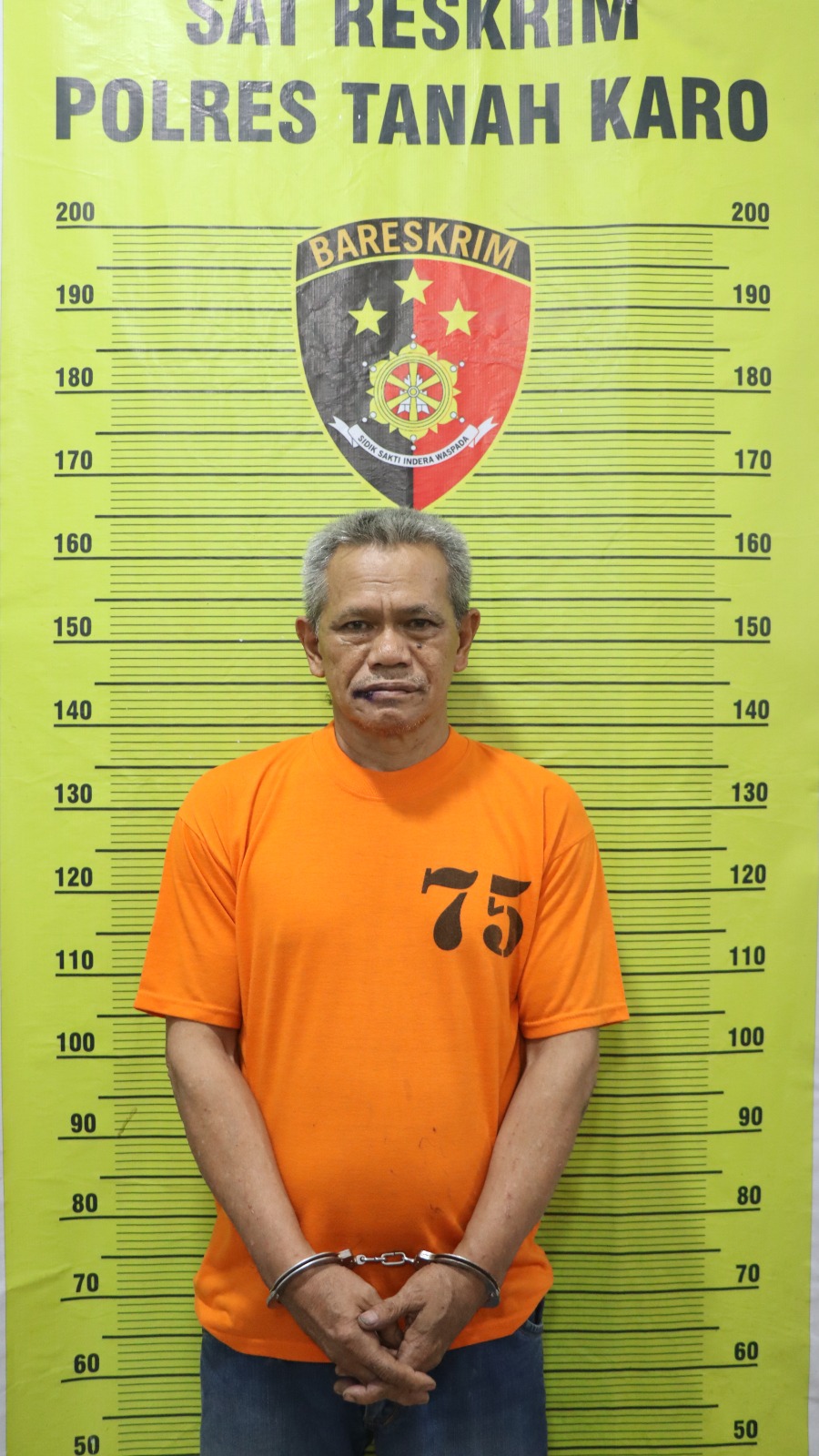 Tersangka pembunuh warawan Rico Sempurna Pasaribu, BS, pernah dihukum karena membunuh.