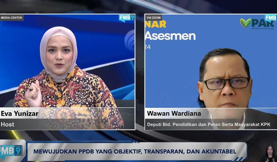 Dialog Forum Merdeka Barat 9 (FMB9) di Jakarta, Senin (01/7).