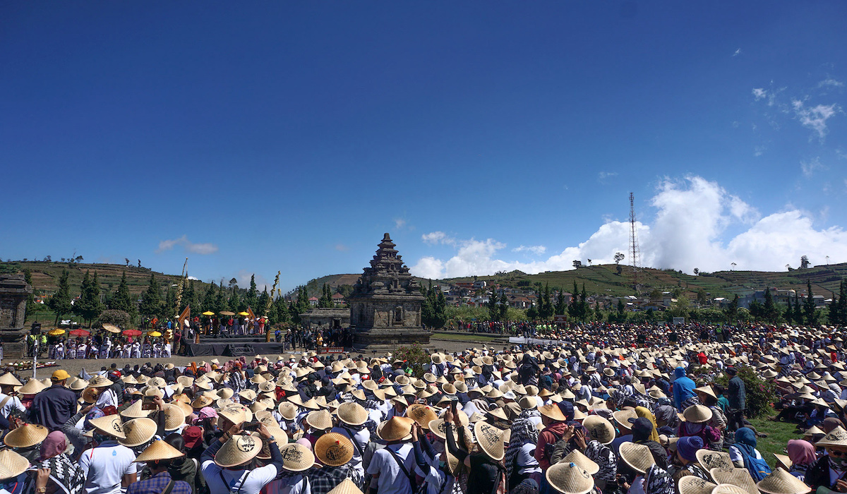 Suhu saat acara Dieng Cultur Festival