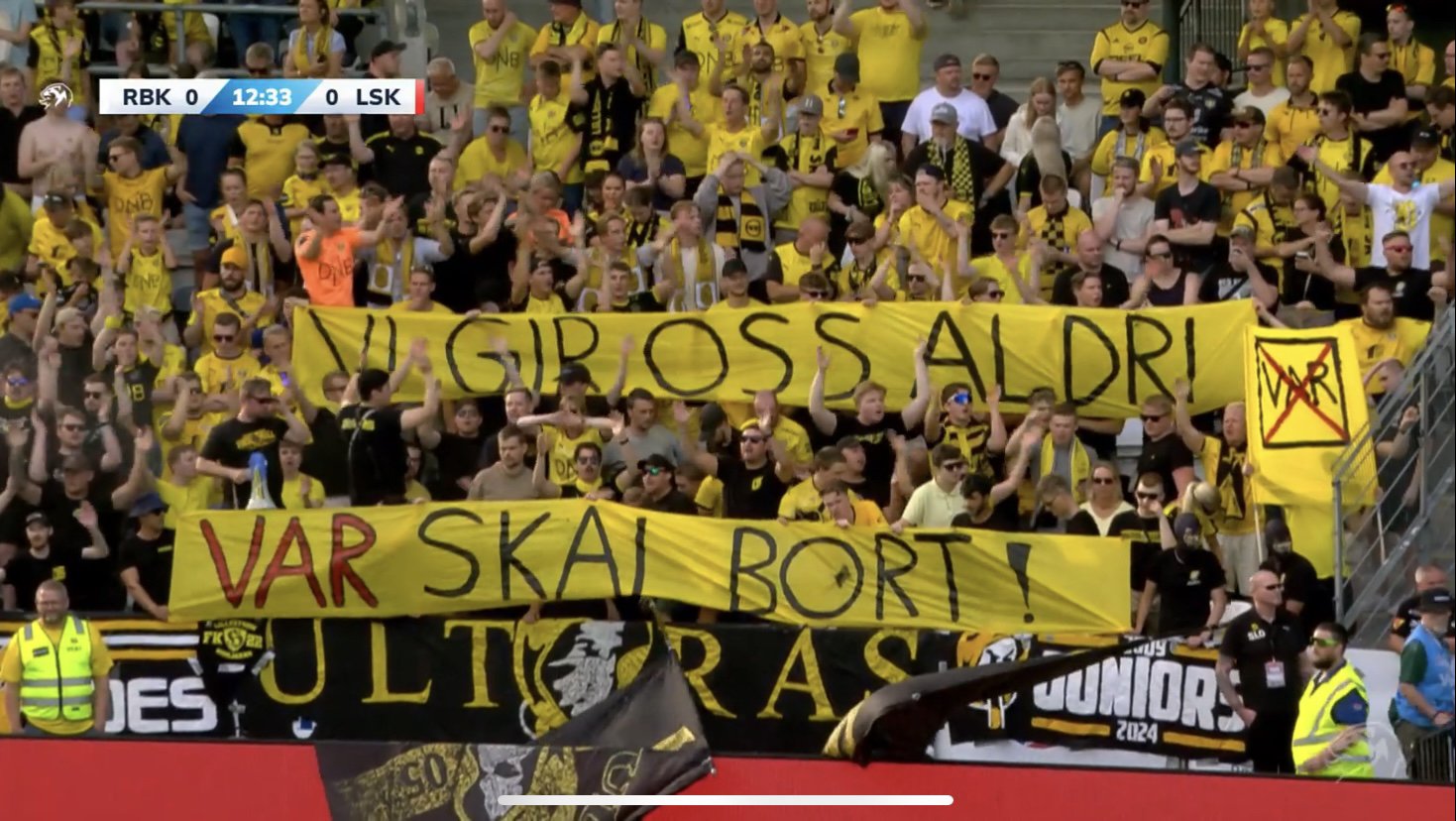 Pertandingan Rosenborg vs Lillestrom di Liga Norwegia Dibatalkan Karena Ada Penolakan VAR