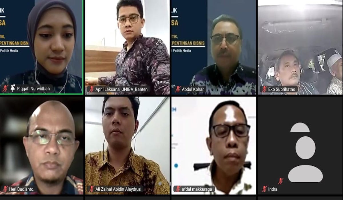 Diskusi publik bertajuk Media Massa: Memadukan Politik, Ideologi, dan Kepentingan Bisnis