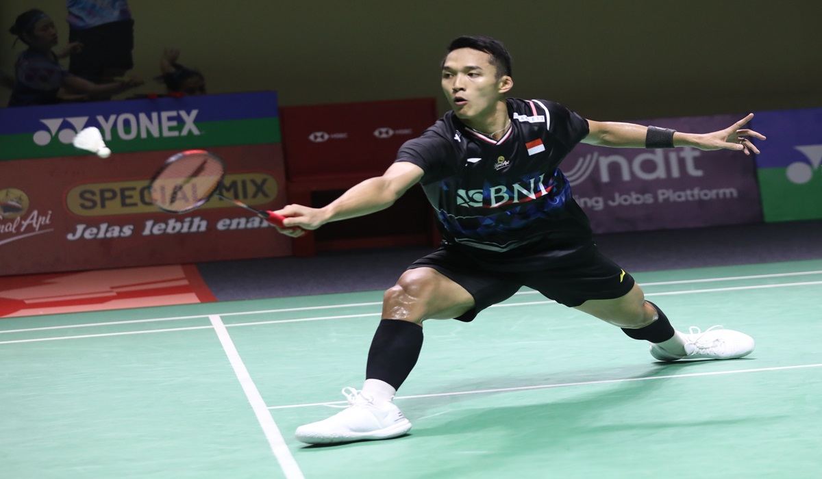 Pebulu tangkis tunggal putra Indonesia Jonatan Christie