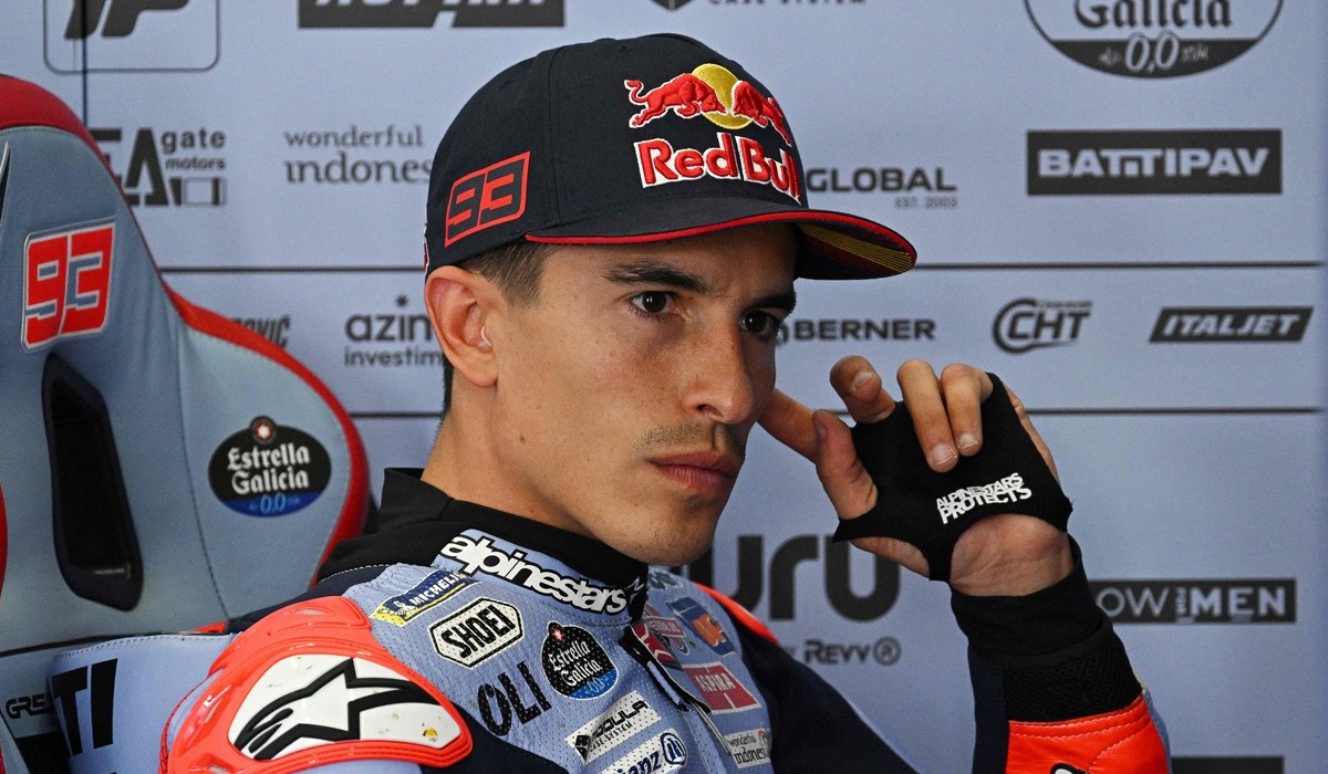 Pembalap MotoGP tim Ducati, Marc Marquez.