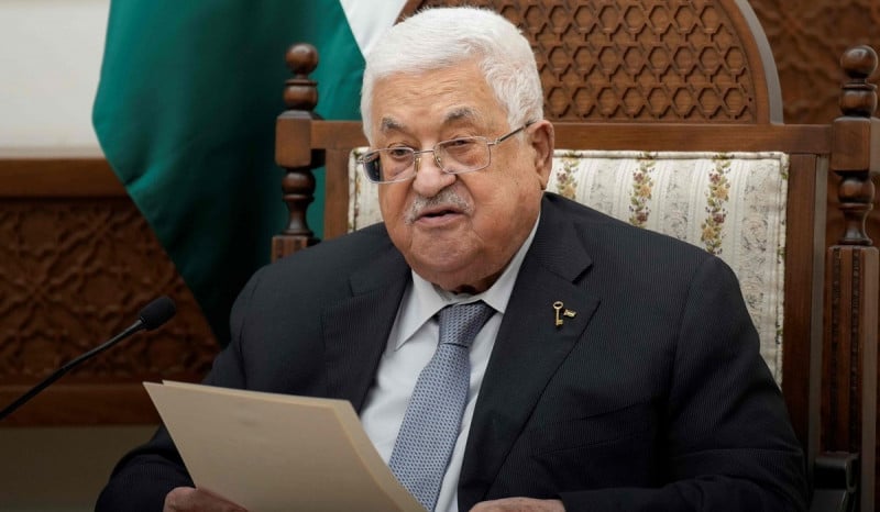 Presiden Palestina, Mahmoud Abbas.
