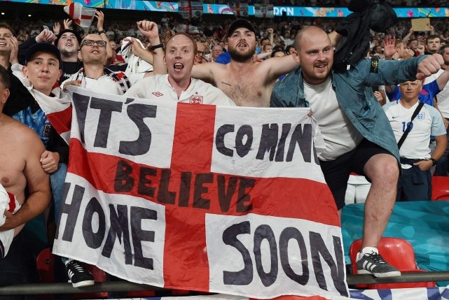 Suporter timnas Inggris