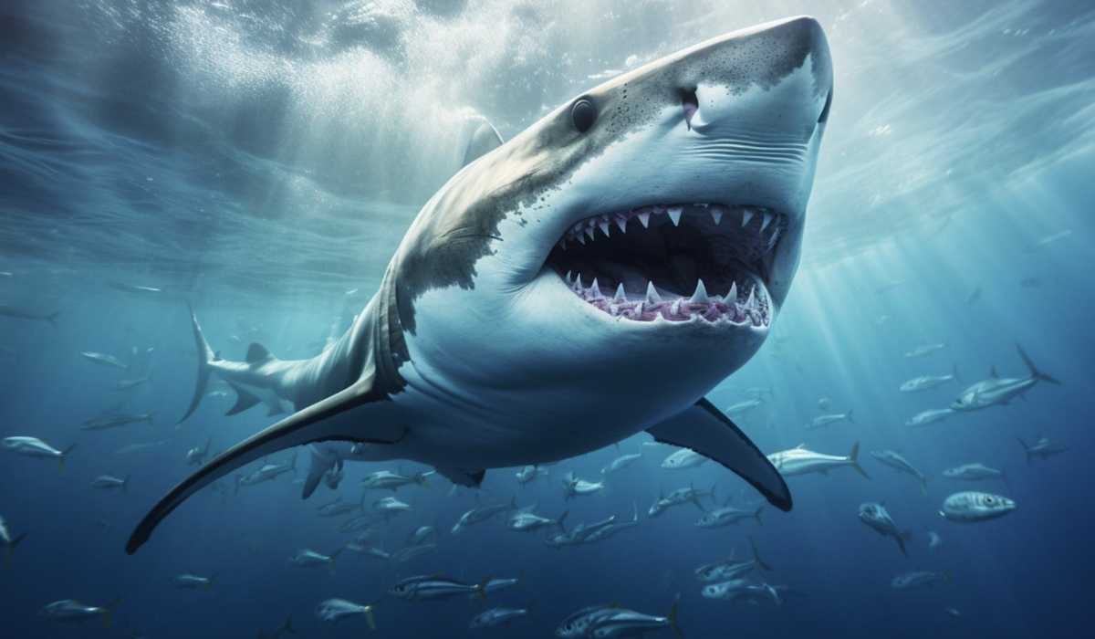 Ikan hiu menyerang manusia