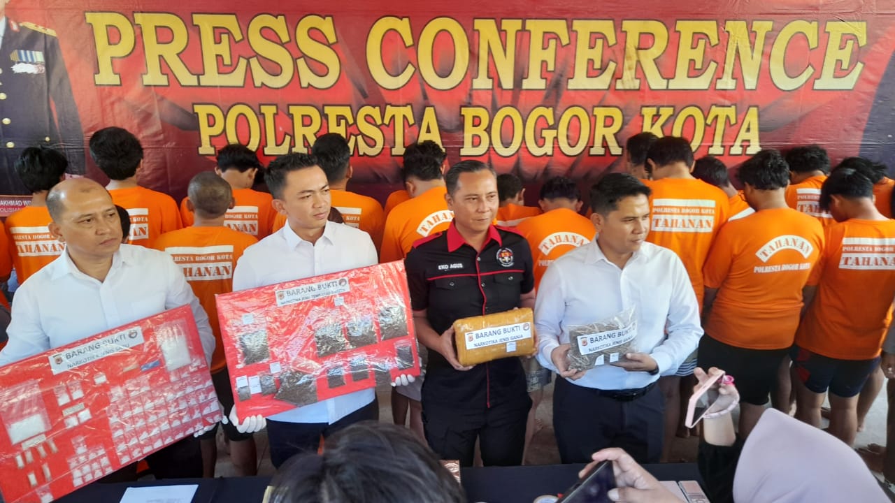 Polisi ungkap 20 kasus peredaran narkoba di Bogor