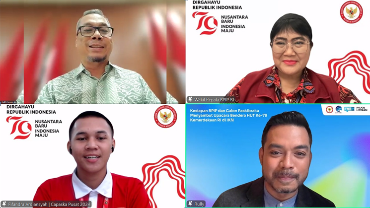 Konferensi pers Kesiapan BPIP dan Calon Paskibraka Menyambut Upacara Bendera HUT Ke-79 