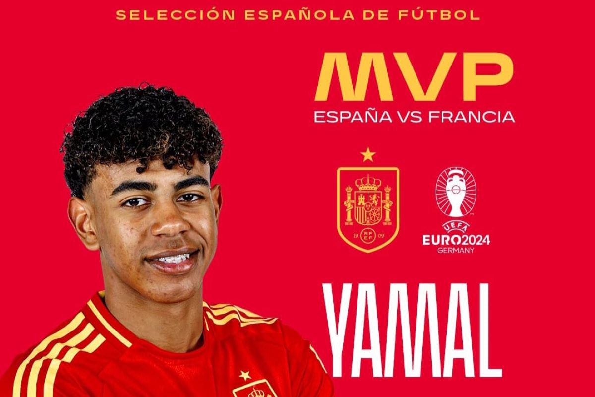 Penyerang timnas Spanyol Lamine Yamal
