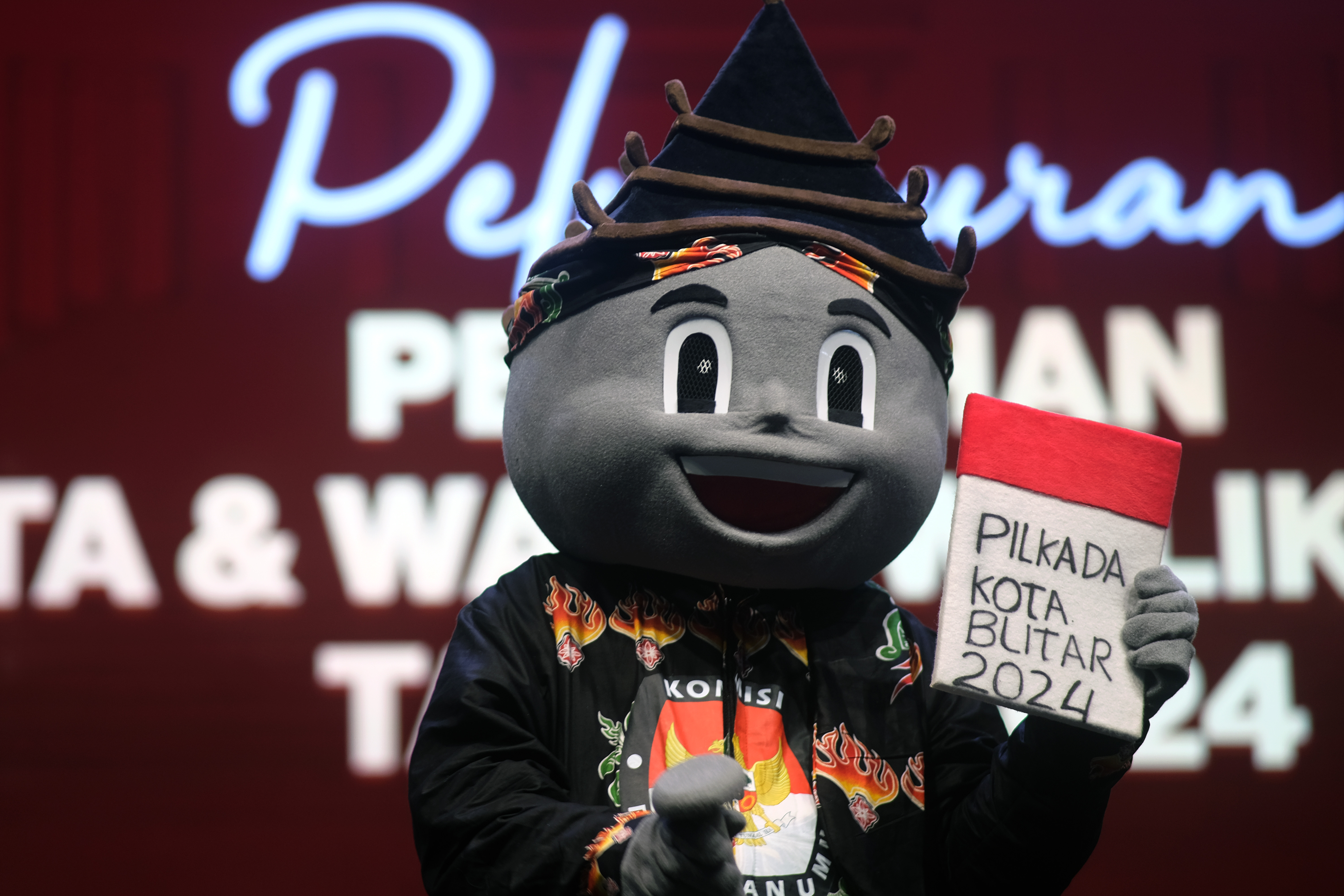 Maskot pemilihan wali kota (Pilwali) Kota Blitar 2024 