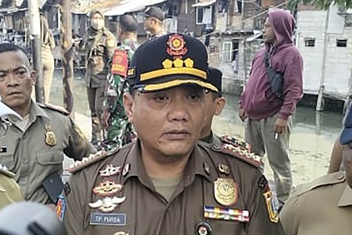 Kasatpol PP Jakarta Pusat Tumbur Parluhutan Purba.